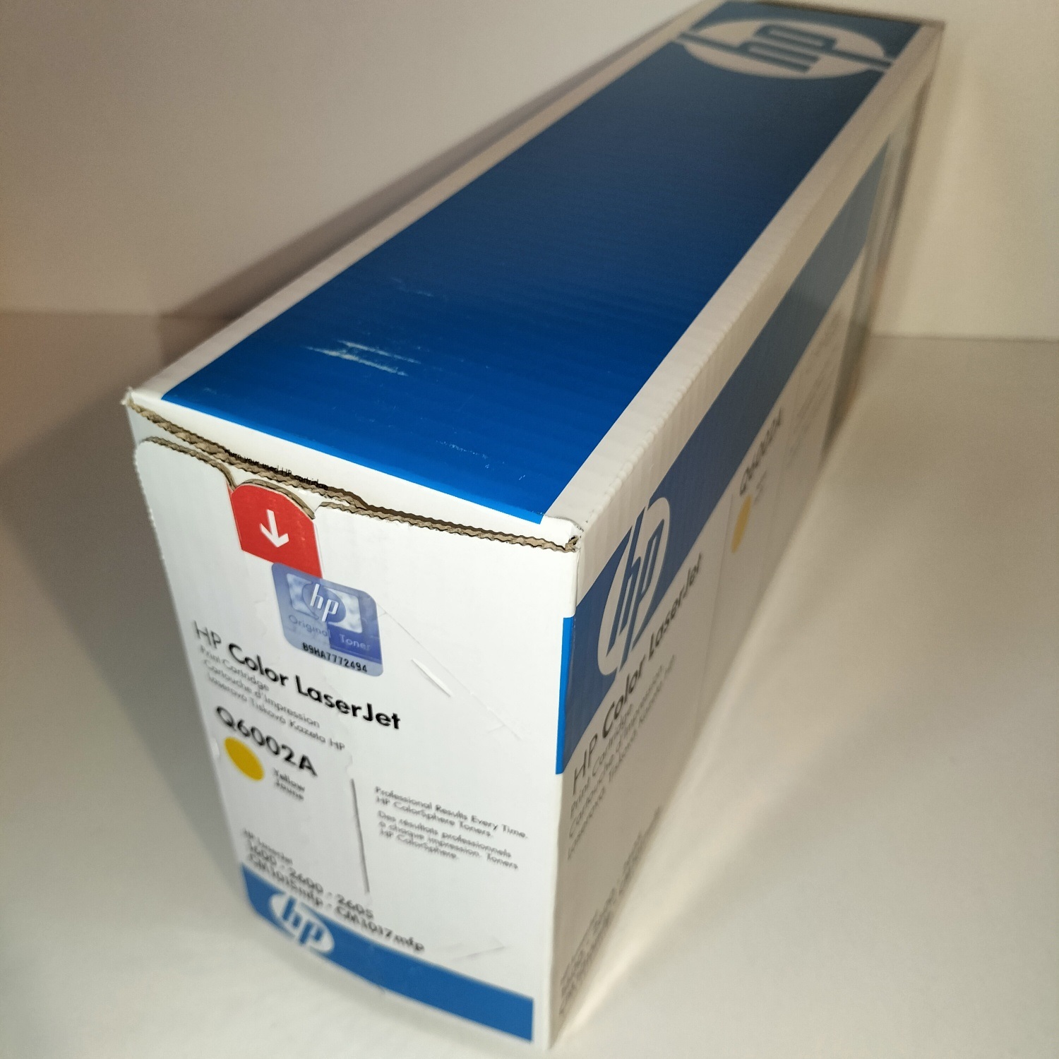 HP 124A Q6002A blue box