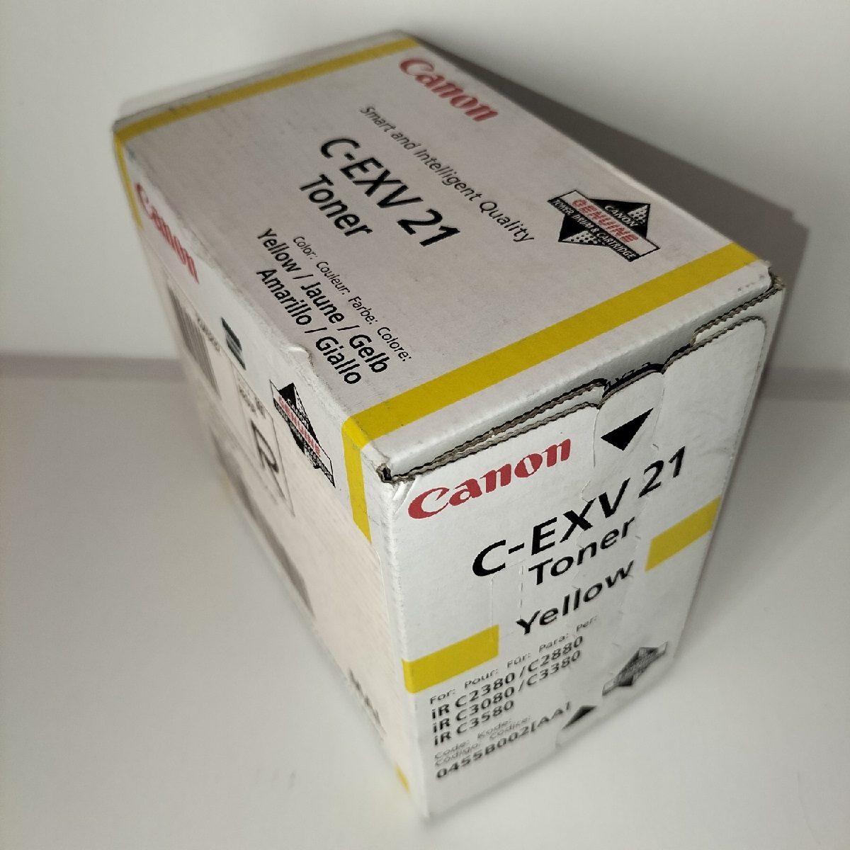 Canon C-EXV 21 Amarillo Tóner original 0455B002
