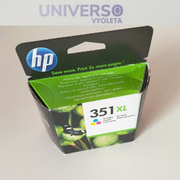 HP 351XL tinta color original CB338EE